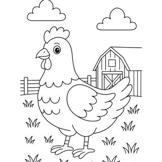 Life on the Farm: The Proud Chicken