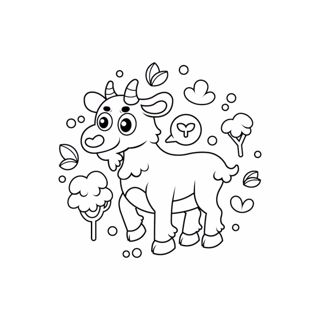 Friendly Farm Adventures: A Happy Goat's Day Out