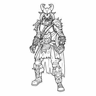 Fortnite coloring page 17