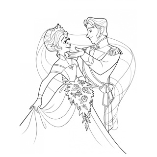 Frozen coloring page 23