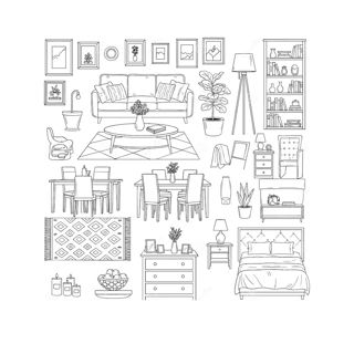 Elegant Home Furnishings: A Delightful Assortment of Living Space Essentials