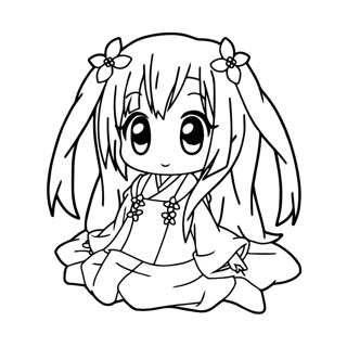 Gacha Life Coloring Pages Printable for Free Download