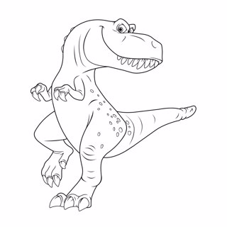The Good Dinosaur coloring page 2