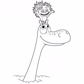 The Good Dinosaur coloring page 6