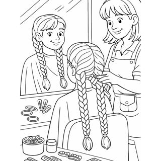 Braiding Beauties: A Day at the Salon