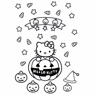 Halloween coloring page 4