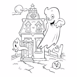 Halloween coloring page 6