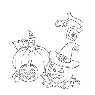 Halloween coloring page 11