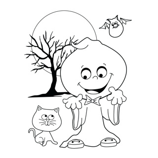 Halloween coloring page 20