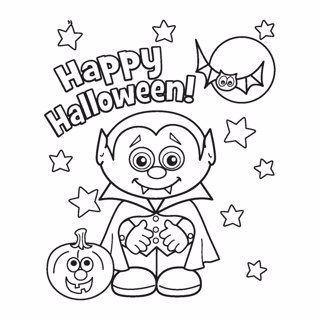 Halloween coloring page 24