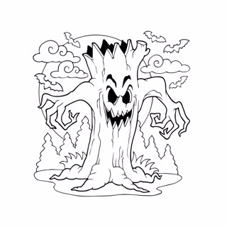 Halloween coloring page 26