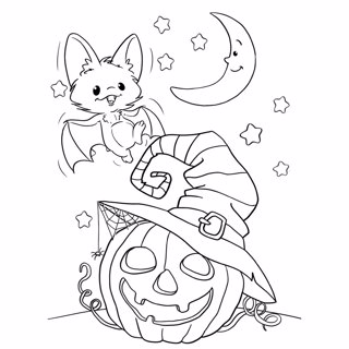 Halloween coloring page 30
