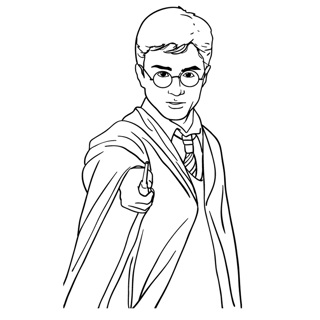 Harry Potter coloring page 7