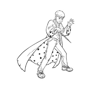 Harry Potter coloring page 9