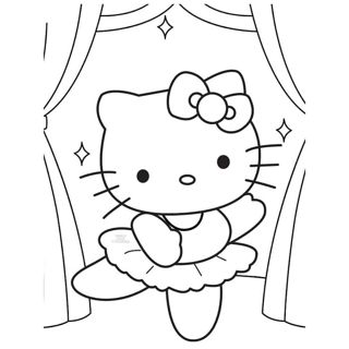 Hello Kitty Takes Center Stage: A Ballerina's Dream