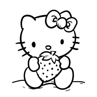 Hello Kitty's Sweet Strawberry Moment