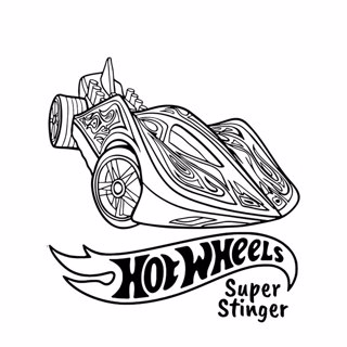 Hot Wheels coloring page 15
