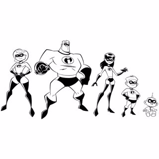 Incredibles coloring page 7