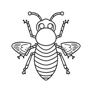 Exploring the World of Bees: A Detailed Illustration