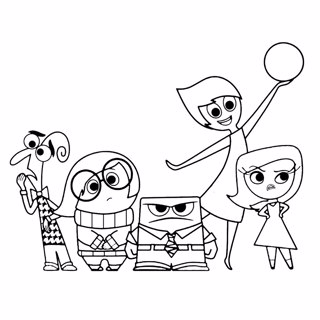 Inside Out coloring page 9