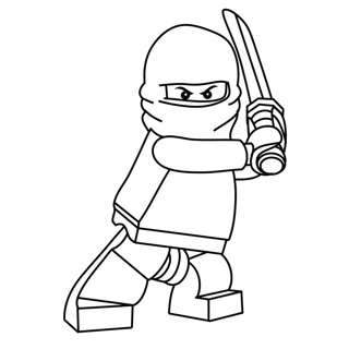 Lego coloring page 5