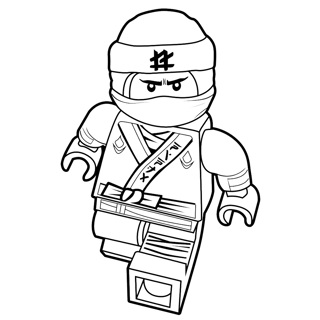 Lego coloring page 6