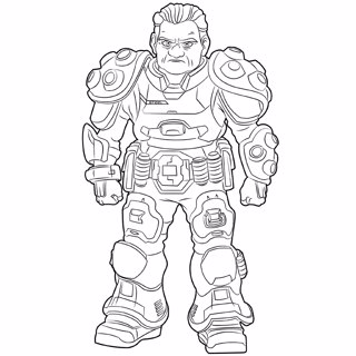 Lightyear coloring page 3