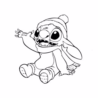 Lilo and Stitch coloring page 2