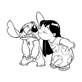 Unlikely Friends: Lilo and Stitch's Adorable Moment