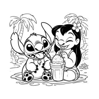 Island Friends: Lilo and Stitch's Shaved Ice Delight