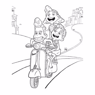 Lucas coloring page 6