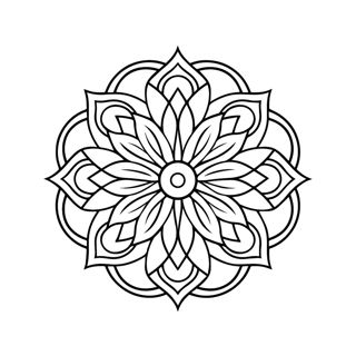 Radiant Symmetry: A Mandala of Tranquility