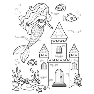 Underwater Enchantment: The Mermaid's Castle