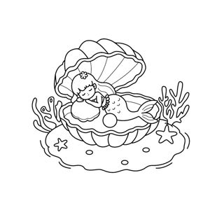 Dreaming in the Clamshell: A Mermaid's Rest