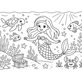 Underwater Adventures: Mermaid's Treasure Hunt