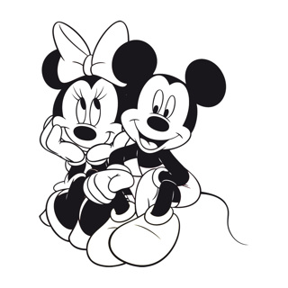 Mickey Mouse coloring page 3