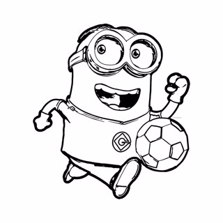 Minions coloring page 5