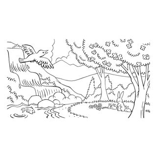 Serenity in the Forest: A Tranquil Wildlife Scene