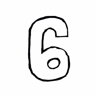 Numbers coloring page 8