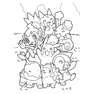 Pokemon coloring page 12