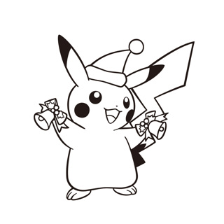 Festive Pikachu Spreading Holiday Cheer