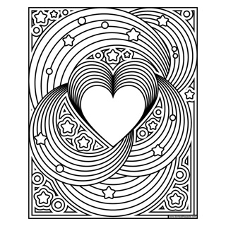 Rainbow coloring page 7