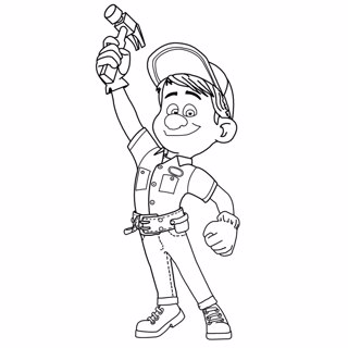 Wreck-It Ralph coloring page 3