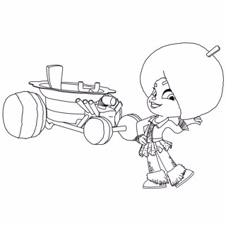 Wreck-It Ralph coloring page 10