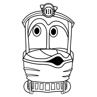 Robot Trains coloring page 8