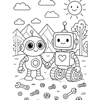 Robot Friends on an Adventure