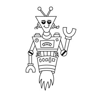 Meet Zippy: The Friendly Robot