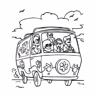Scooby Doo coloring page 5