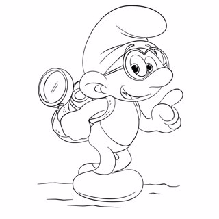 The Smurfs coloring page 6