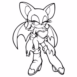 Sonic coloring page 5